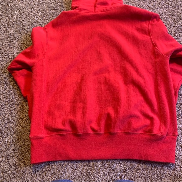 Champion Reverse Weave Hoodie Red size M - Picture 5 of 5